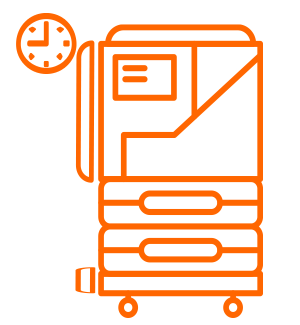 copier productivity time icon 1