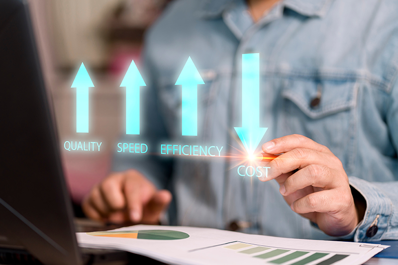 performance,concept,of,increase,quality,,speed,,efficiency,and,reduce,cost.